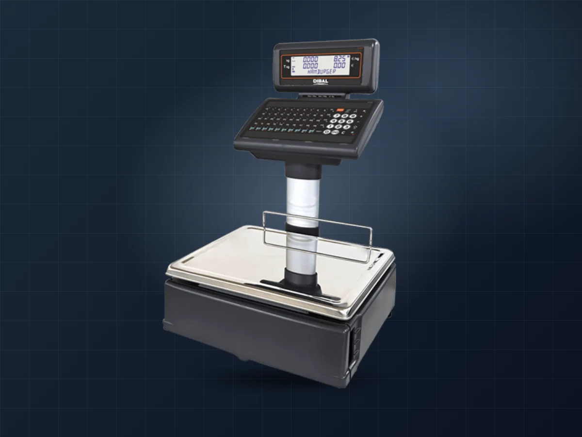 Dibal professional scale with keypad and display